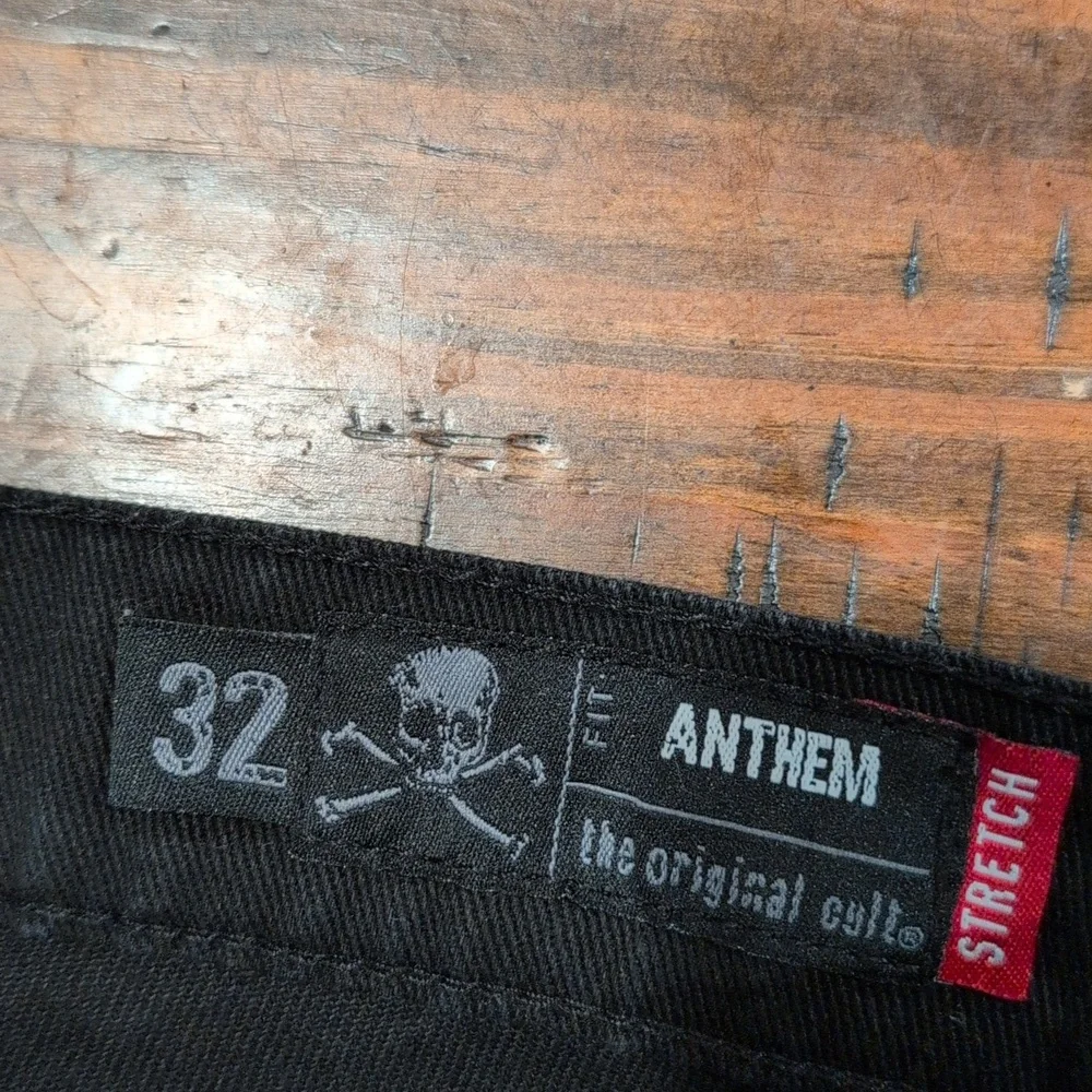 LipService Anthem Low Rise Flared Jeans Unisex - Picture 4 of 10